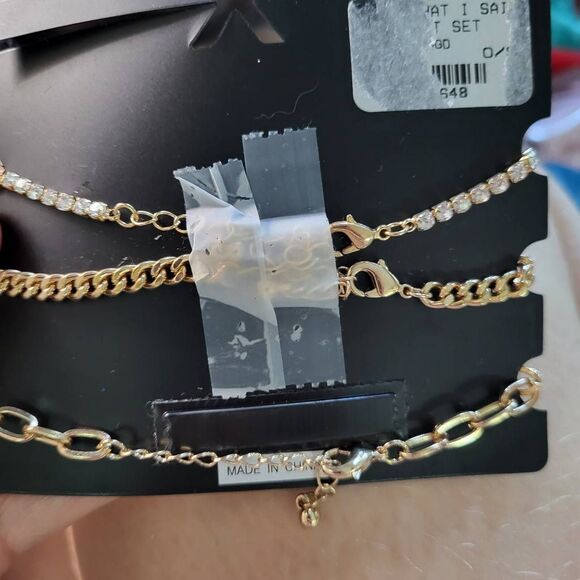 NWT Akira "F*ck You" Bracelet set of 3 Bracelets - Picture 5 of 6